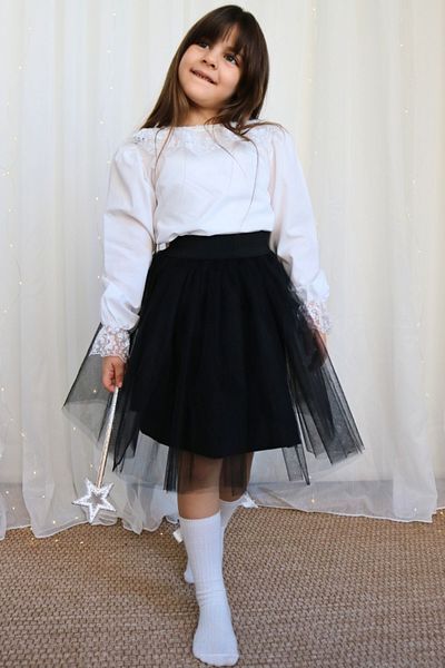 Parla Kids Fusta tutu din tul pentru fete 23 aprilie 29 octombrie 10 noiembrie Costum ținută de spectacol