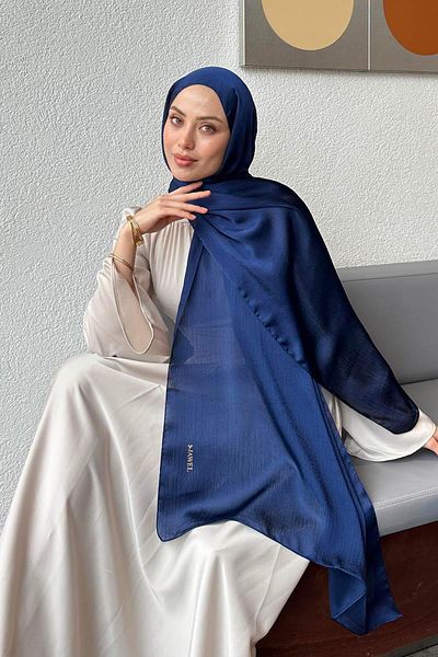 lamelif Janjan Shawl Midnight Blue