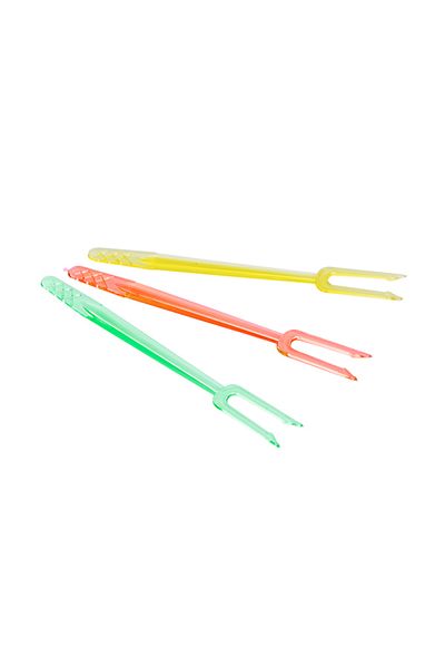 Omnisoft Omnispft Plastic Chips Fork Colorful 1000 Pieces