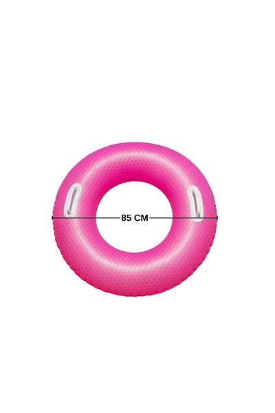 TUENGİ STORE Inflatable Ring with Grip Highlighter Large Size Children's Sea Pool Swimming Ring 85 cm