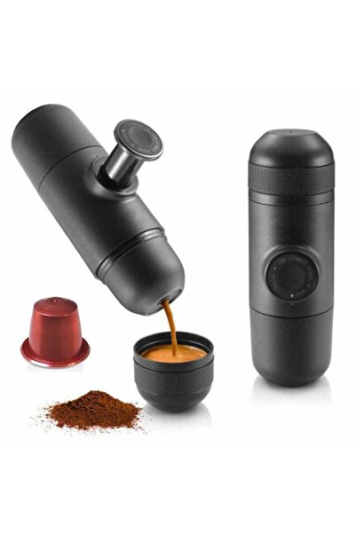 Omnipazar EPX TEM-70 Taşınabilir Manuel Espresso Makinesi 70 ml