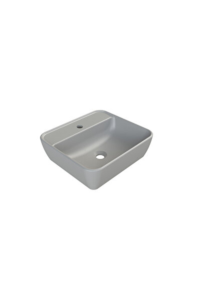 Turkuaz MAT GRİ ONE 46X42 LAVABO (BATARYA DELİKLİ)