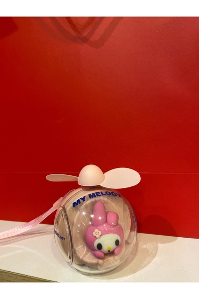 happystoretr Melodi hello kitty ve kuromi helikopter modelli vantilatörlü mini fan