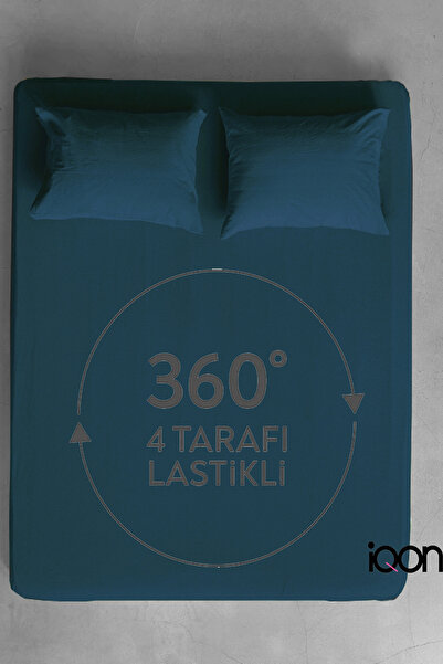 İQON Set cearșafuri țesute Ranforce pentru cuplu - 21 de culori.