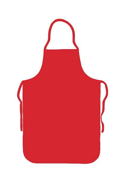 Omnisoft Red Hanging Dish Apron Laminated 70x120cm
