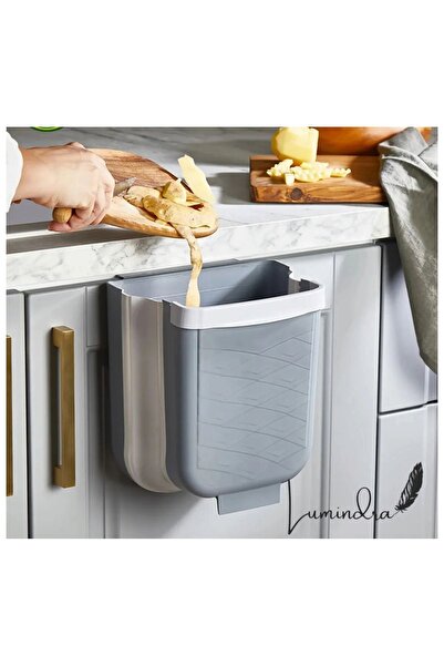 KATLANABİLİR MUTFAK ÇÖP KOVASI 6LT