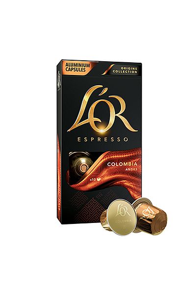 L'OR Nespresso compatible coffee capsules, L'OR Colombia, 10 capsules