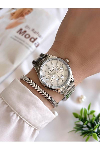 Daniel Klein Function Steel Cord 3 Atm Water Resistant Special Design Women Wristwath+Bracelet Vs.B