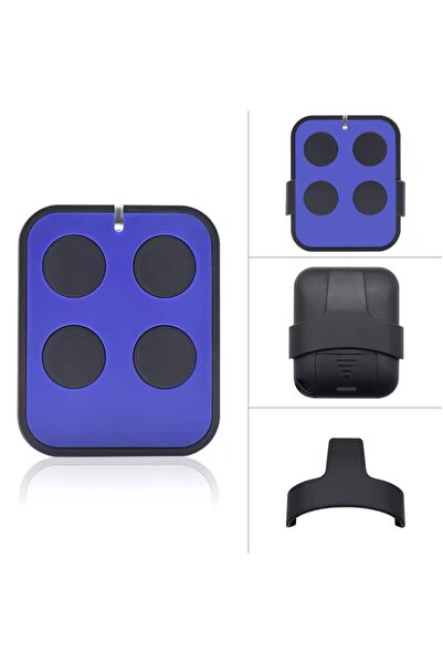 OEM Universal Remote Control for Gates and Barriers With 4 Buttons, Mbong®, 433-868Mhz, Rolling Code, Blue