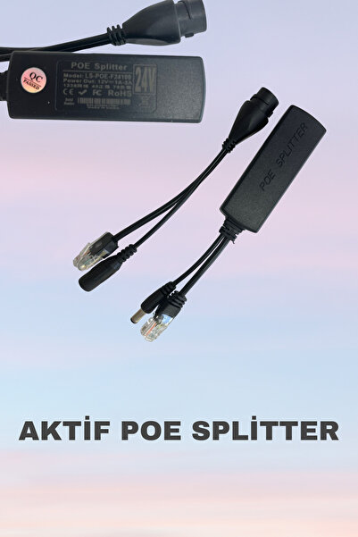 Fabius 24 Volt To 12 Volt Aktif Izole Poe Splitter