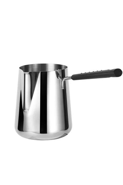 PUFO Fierbător gradat pentru cafea, din oțel inoxidabil, cu mâner, 600 ml
