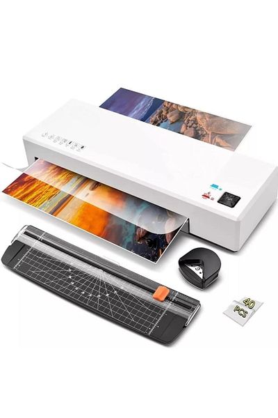 ENAR Laminator Machine 4-in-1 Hot & Cold Settings, 9-Inch A4 Laminator with 15 Pouches,