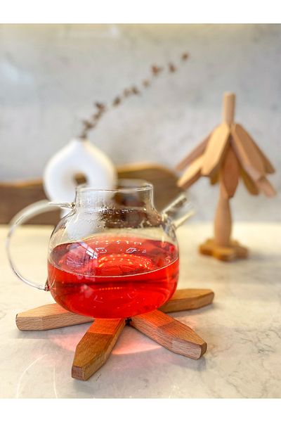 Tezyinat Wood -Doğal Beech Wood Trivet