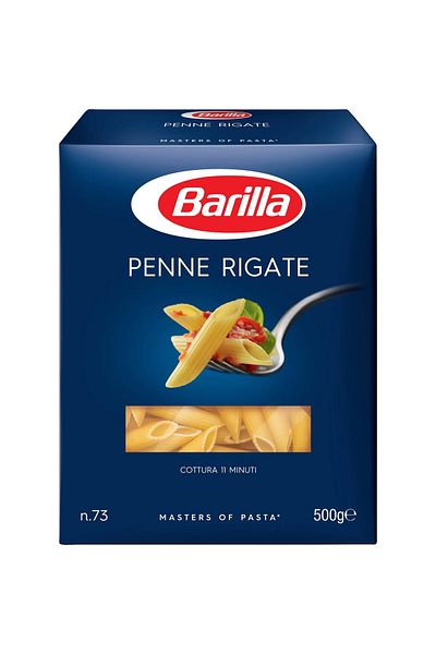 Barilla Paste Penne rigate, nr. 73, Barilla, 500 g x 6