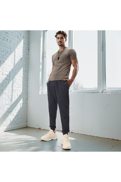 FAV Plain Jog Pants with Pocket Detail and Drawstring