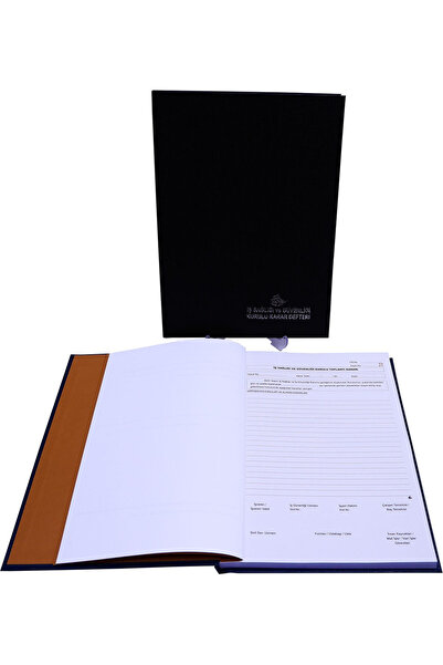 Loop Kördüğüm ARMAT İSG KURULU KARAR DEFTERİ OTOKOPİLİ NUMARALI CİLTLİ KALIN KAPAKLI 50 SAYFA