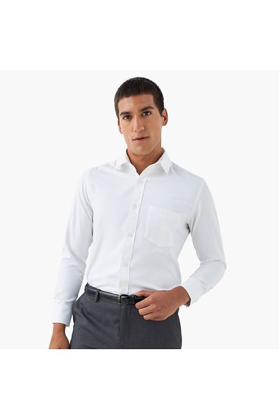 FAV Set of 2 - Regular Fit Collared Shirt with Long Sleeves
