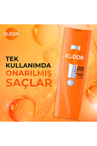 Elidor Saç Bakım Şampuanı Anında Onarıcı 400 ml X2 Bakım Kremi 350 ml