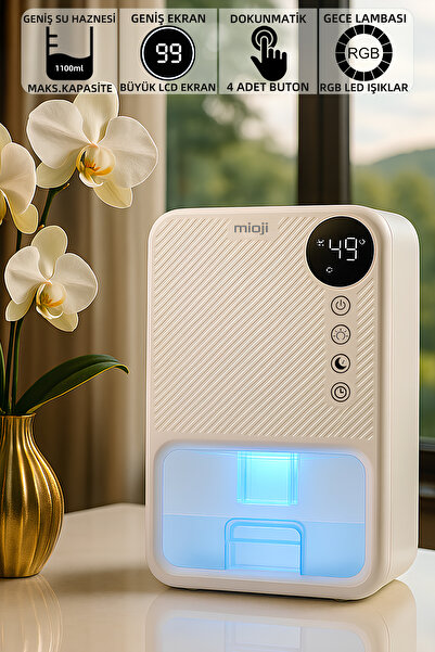 Mioji Mio 30NEC 1100ml Nem ve Rutubet Giderici Hava Cihaz - Beyaz