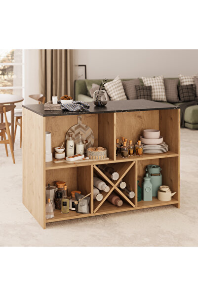 Bimossa Monet L4040 Mutfak Adası Sepet-Lotus