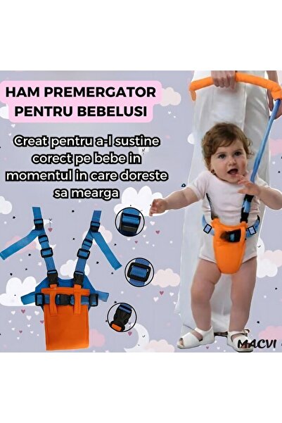 MACVI Macvi® Baby First Step Training Belt, Walking Assistant, 6-24 months, 150 g
