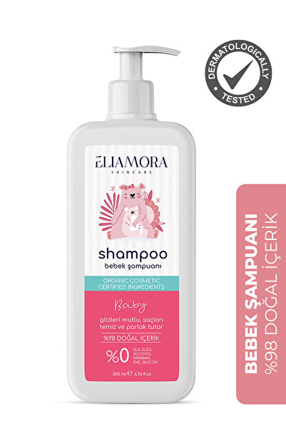 eliamora Organik Serfitikalı Bebek Şampuanı