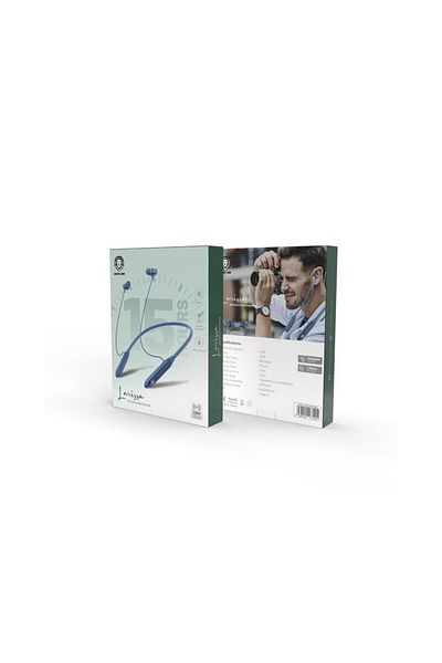 Green Lion Larissa Neck Band Headphone, Control Buttons, Microphone, 12m Transmission Distance - Blu