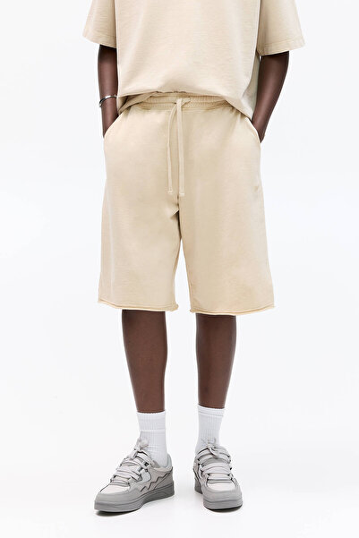Pull & Bear Bol kesim jogger bermuda