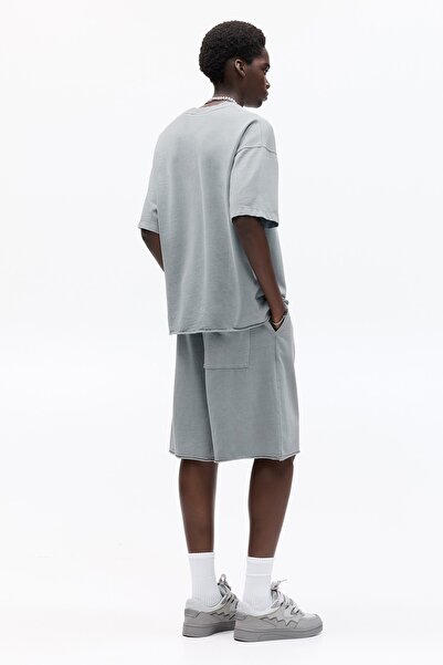 Pull & Bear Baggy jogger Bermuda shorts