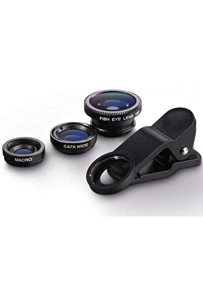 Hama 173778 3in1 Cep Telefonu Lens Kiti Taşıma KılıfI