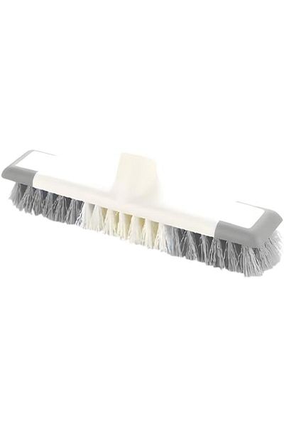 Bisbell Grey Force Premium Hard Broom with Soft Dense Bristles, Ergonomic Grip,BB2112