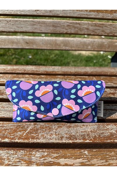 Yare Atelier Sunglasses Case, Patterned Sun, Prescription Glasses Carrying Case Snap Cover Design