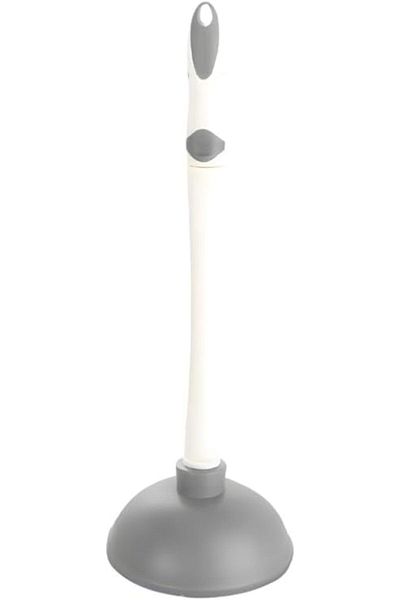 Bisbell Force Premium Toilet Plunger with Grey Base, Heavy-Duty Bathroom Tool