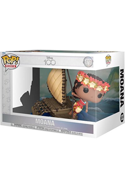 Funko Pop Ride Super Deluxe Disney 100 Moana Figür 14 cm, Vinil Koleksiyon