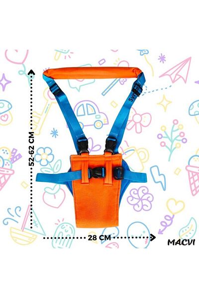 MACVI Centura pentru Antrenamentul Primilor Pasi Macvi® pentru Bebelusi, Asistent Mers, 6-24 luni, 150 g