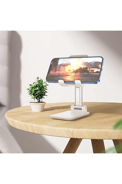 Borofone Bh42 Desk Stand For 4.7-10 Inch Phone Or Tablet, White