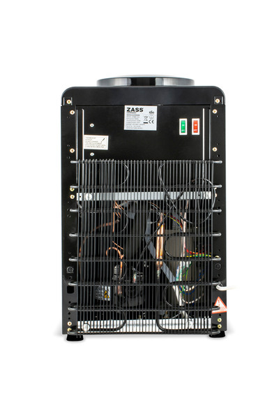 Zass Office water dispenser, ZTWD 14C with compressor, Heating power 550W, cooling power 90W, Black