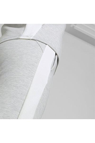 Puma Womens EVOSTRIPE High-Waist Pants Sports Sweatpants - Gray