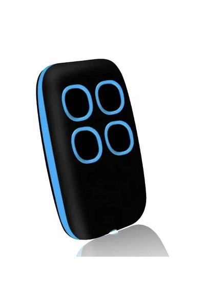 OEM Universal Remote Control for Gates and Barriers with 4 Buttons, MBong®, 433.92MHz Fixed Code, Blue