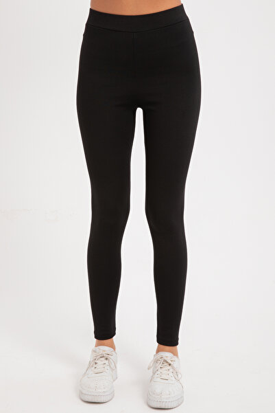 Almila Classic Plain Steel Knitted Women's Tights 4001