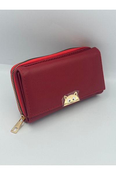 KIRASE Stylish and Multi-Pocket Quality Large Size Wallet with Cat Detail in New Colors