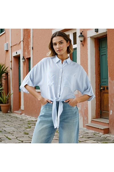 Lee Cooper Striped Shirt With Pockets