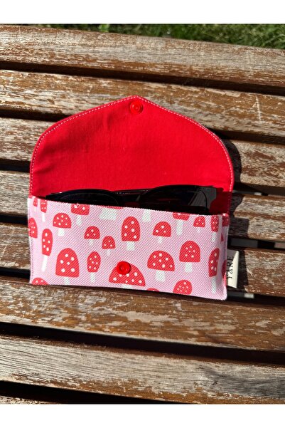 Yare Atelier Sunglasses Case, Patterned Sun, Prescription Glasses Carrying Case Snap Cover Design