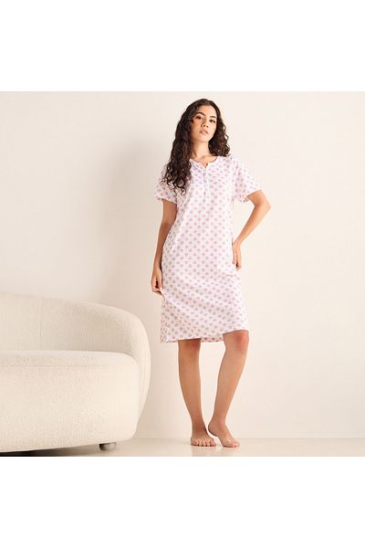 FAV Printed Night Dress