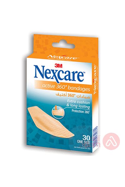 Nexcare ACTIVE 360 BAND ONE SIZE 30PC