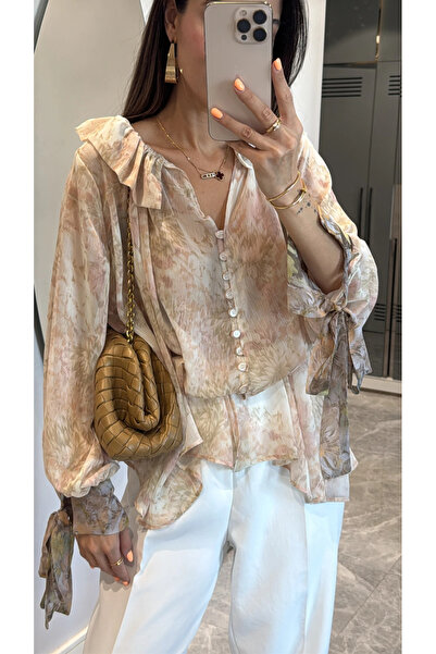 My Blog Virágmintás mandzsetta kötés részletes ing