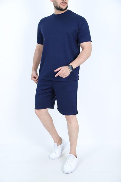 golden toptan Men's Oversize Shorts Suit