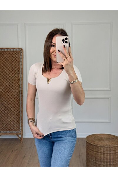 X-Young material reiat V Cu accesorii tricou PIATRĂ