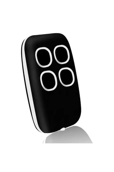 OEM Universal Remote Control for Gates and Barriers with 4 Buttons, MBong®, 433.92MHz Fixed Code, Black