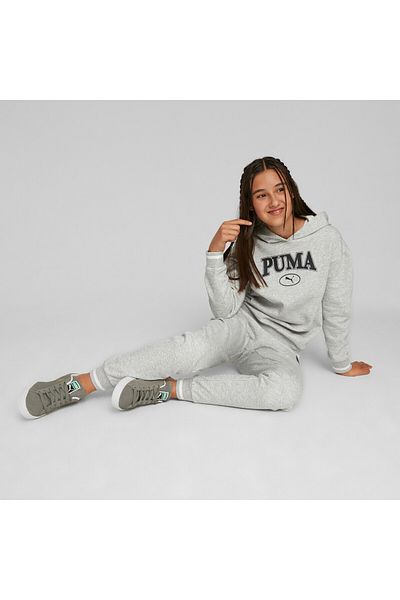 Puma Youth Girls SQUAD Sweatpants - Gray